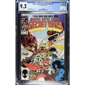 🔑🔥Marvel Super Heroes Secret Wars #9 1985 CGC 9.2  864002